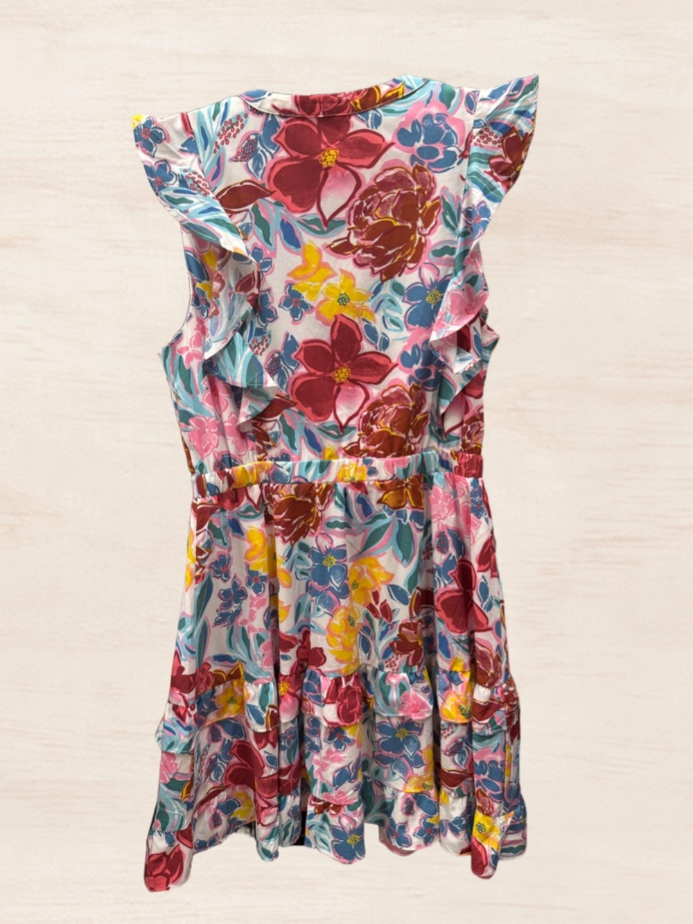 Floral Ruffle Sundress - Multicolor - Picture 2 of 2